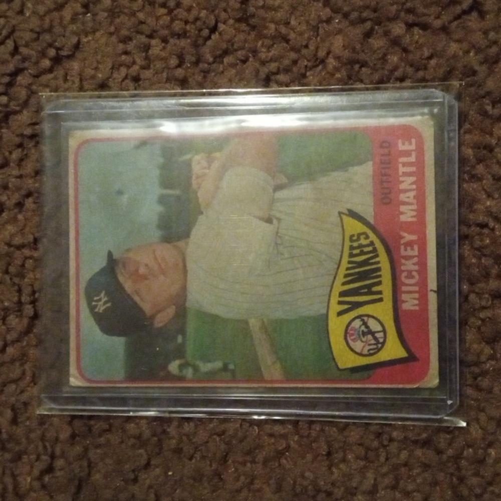1965 Mickey mantle Topps #350